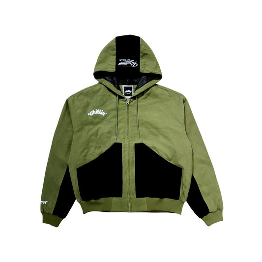 DUCK JACKET - MOS GREEN