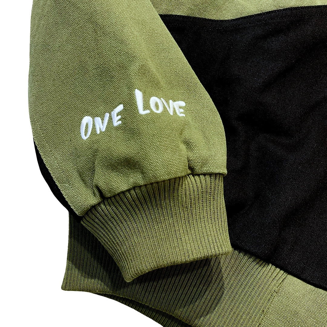 DUCK JACKET - MOS GREEN