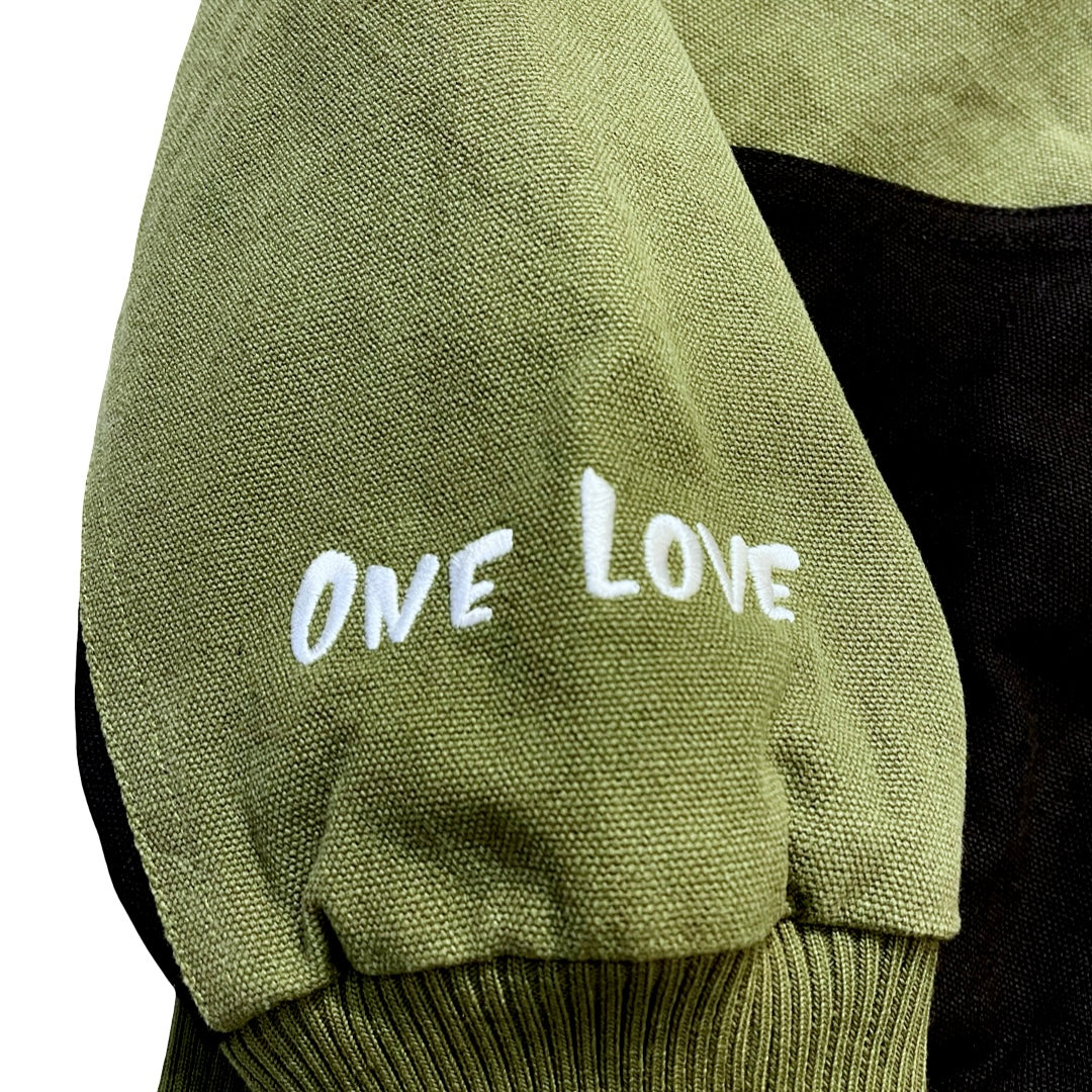 DUCK JACKET - MOS GREEN
