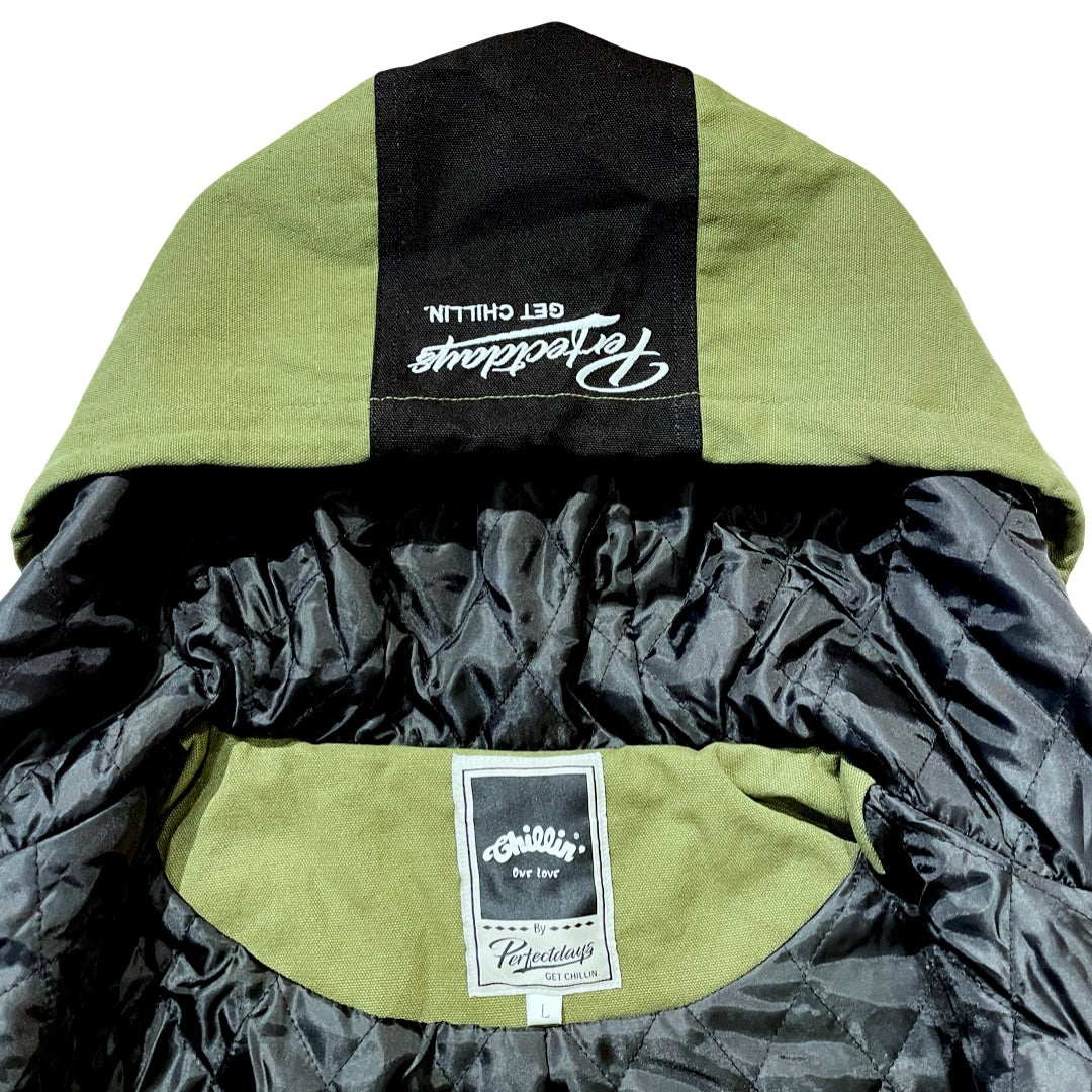 DUCK JACKET - MOS GREEN