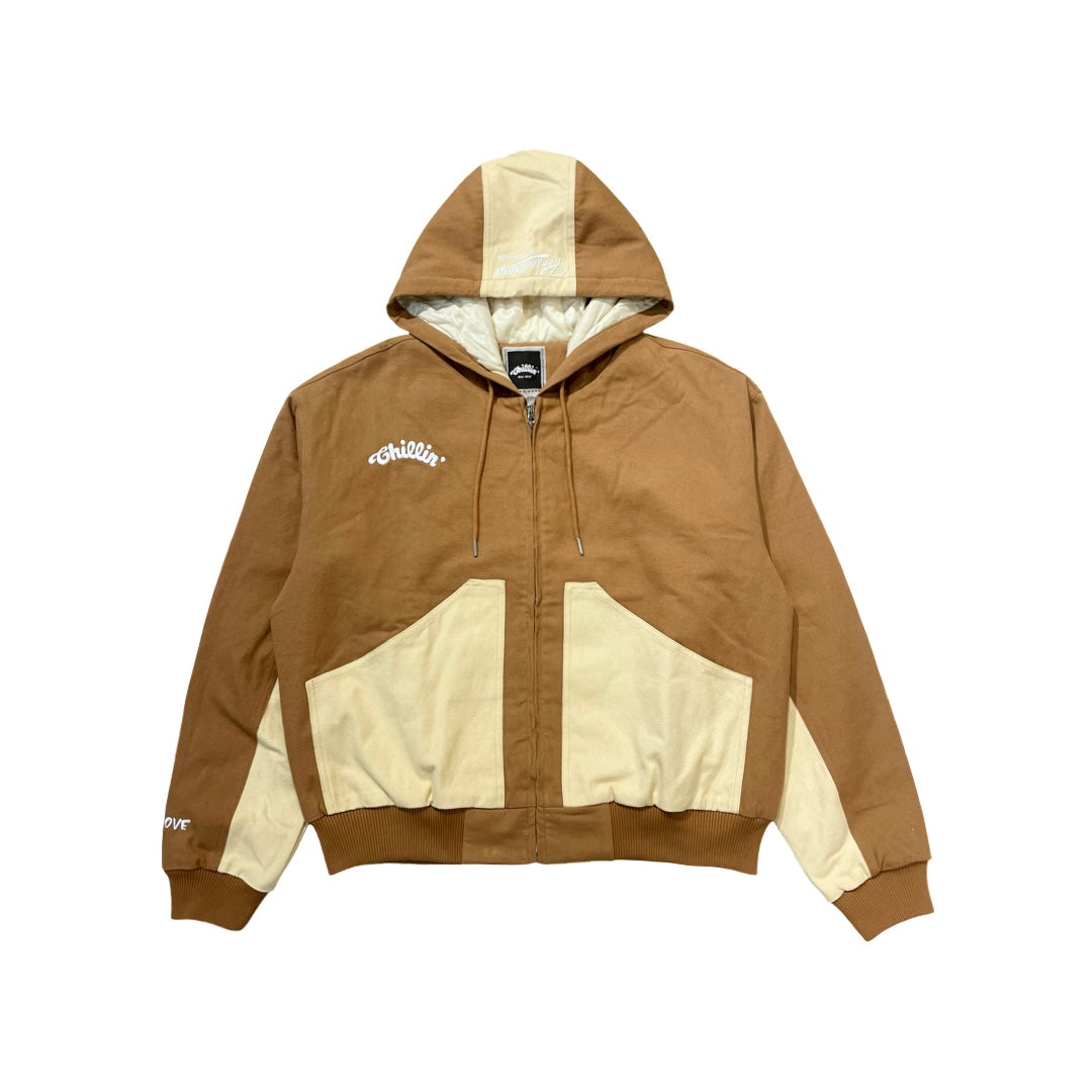 DUCK JACKET - BROWN