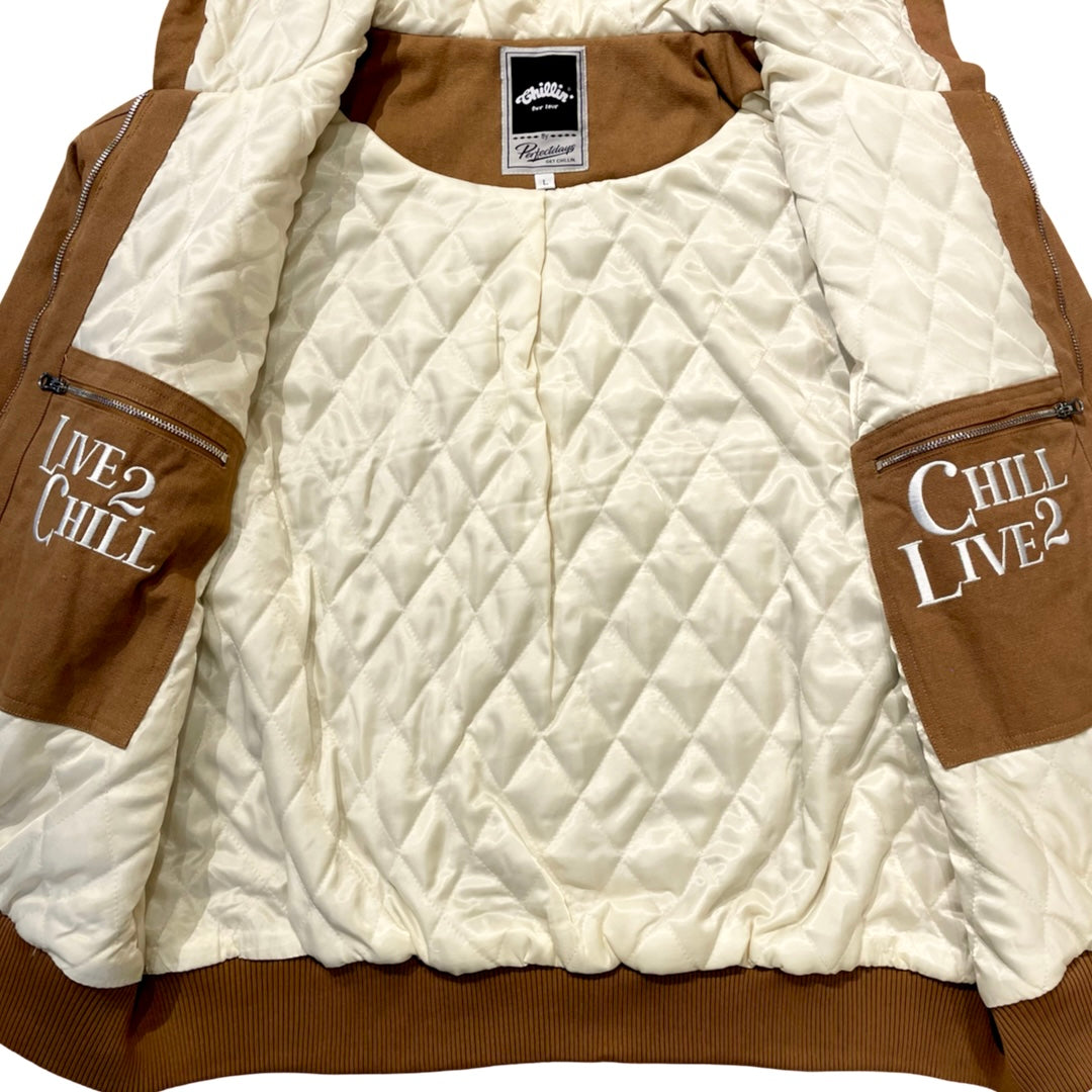 DUCK JACKET - BROWN