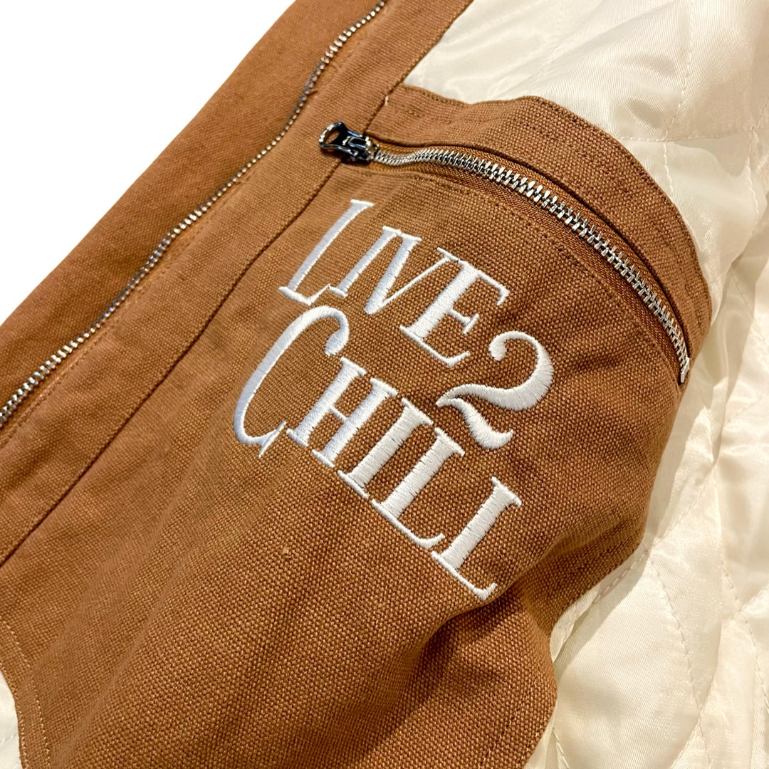 DUCK JACKET - BROWN