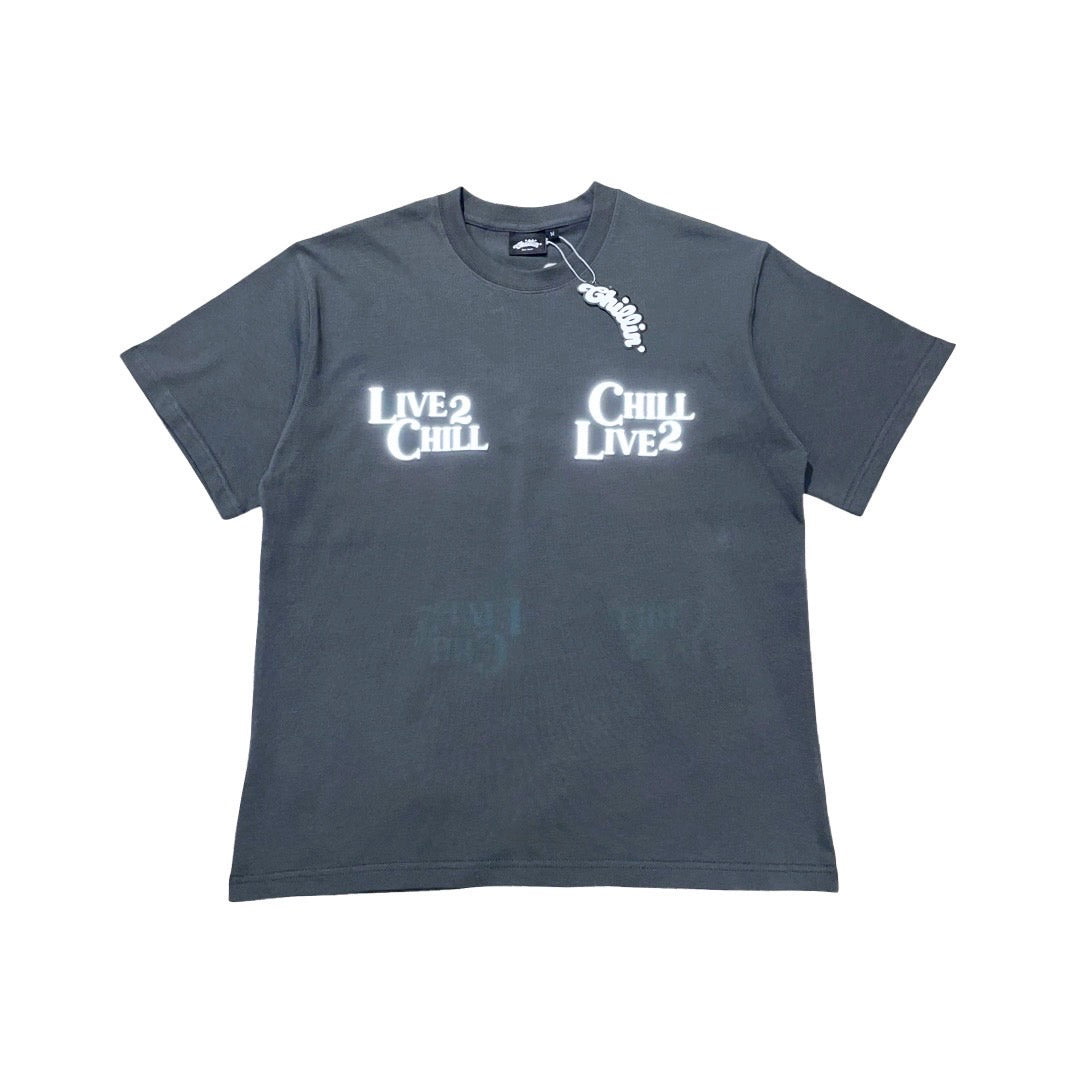 L2C C2L REFLECTOR S/S TEE - CHARCOAL