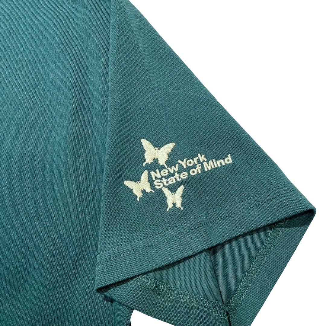NY BUTTERFLY S/S TEE - GREEN