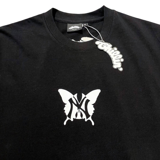 NY BUTTERFLY S/S TEE - BLACK