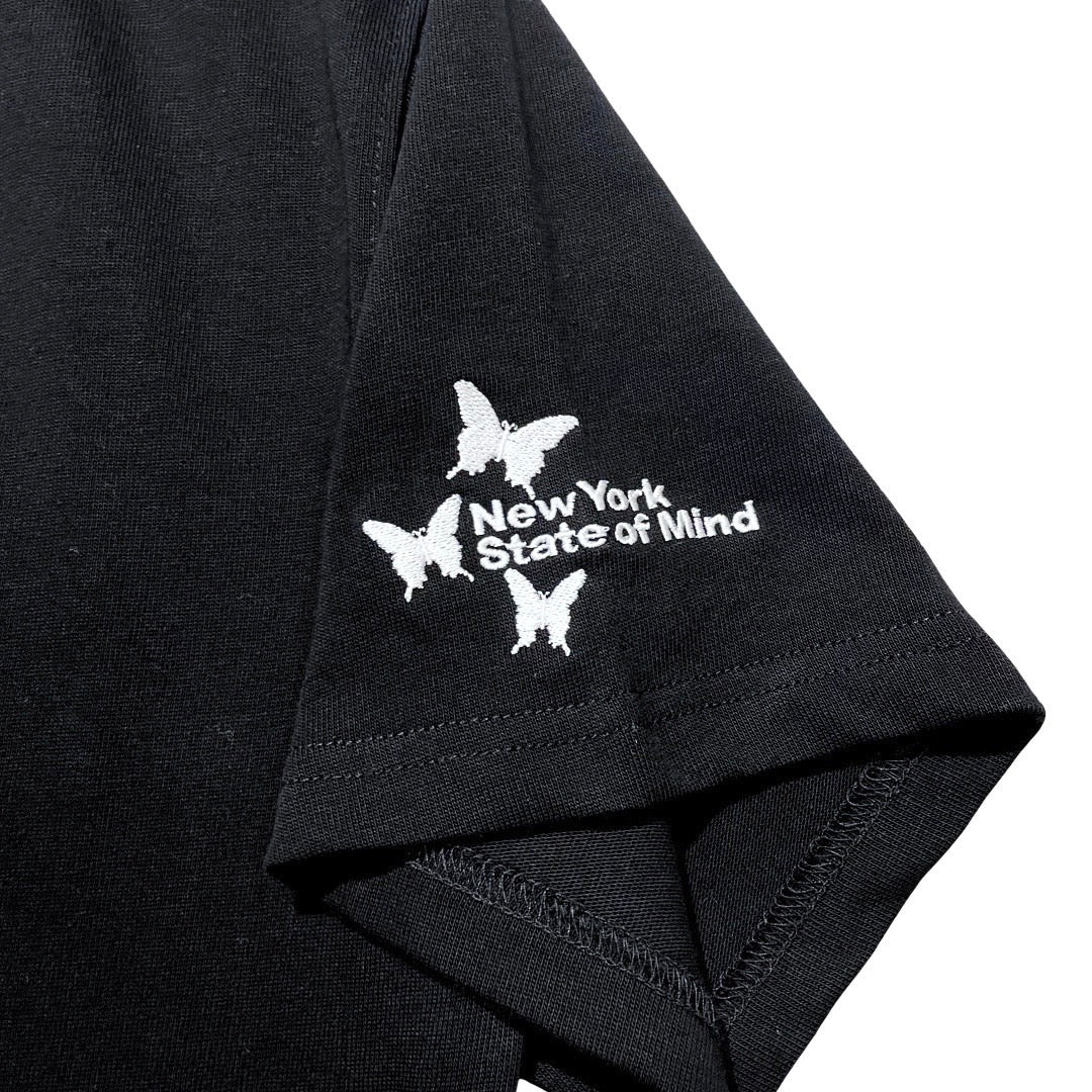 NY BUTTERFLY S/S TEE - BLACK