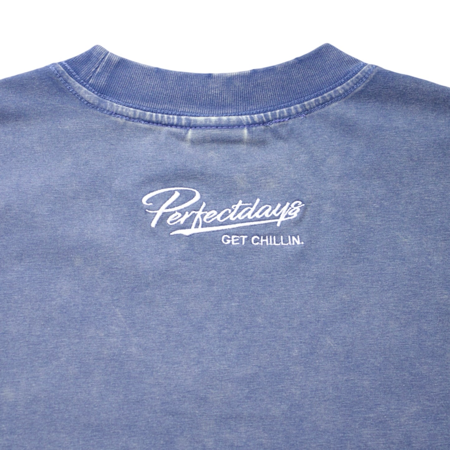 Women's BIG LOGO CROPPED PIGMENT S/S TEE - BLUE