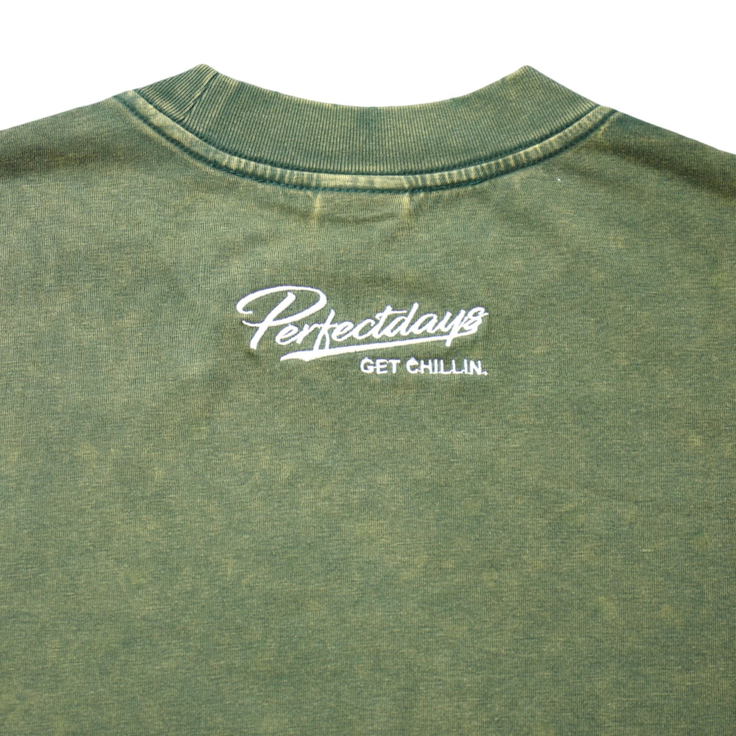 Women's BIG LOGO CROPPED PIGMENT S/S TEE - GREEN