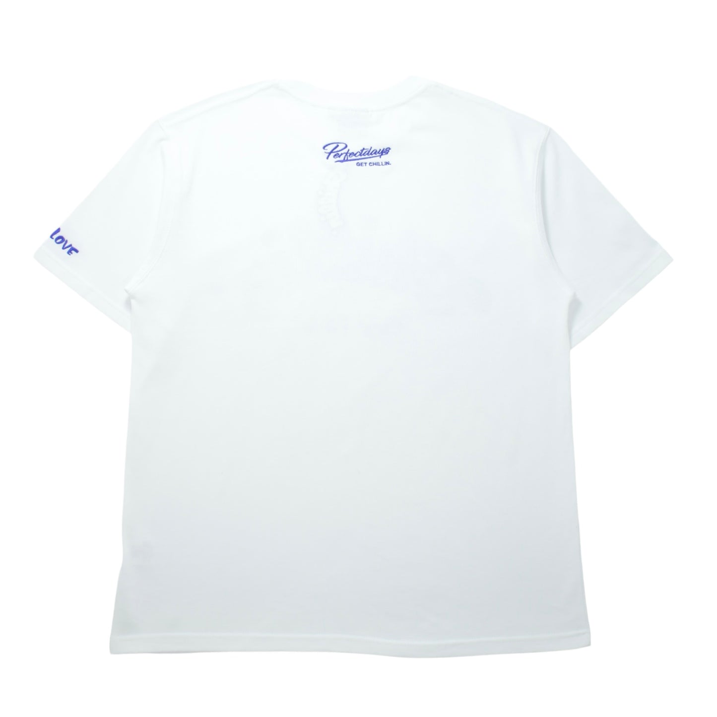 BIG LOGO S/S TEE - WHITE / BLUE