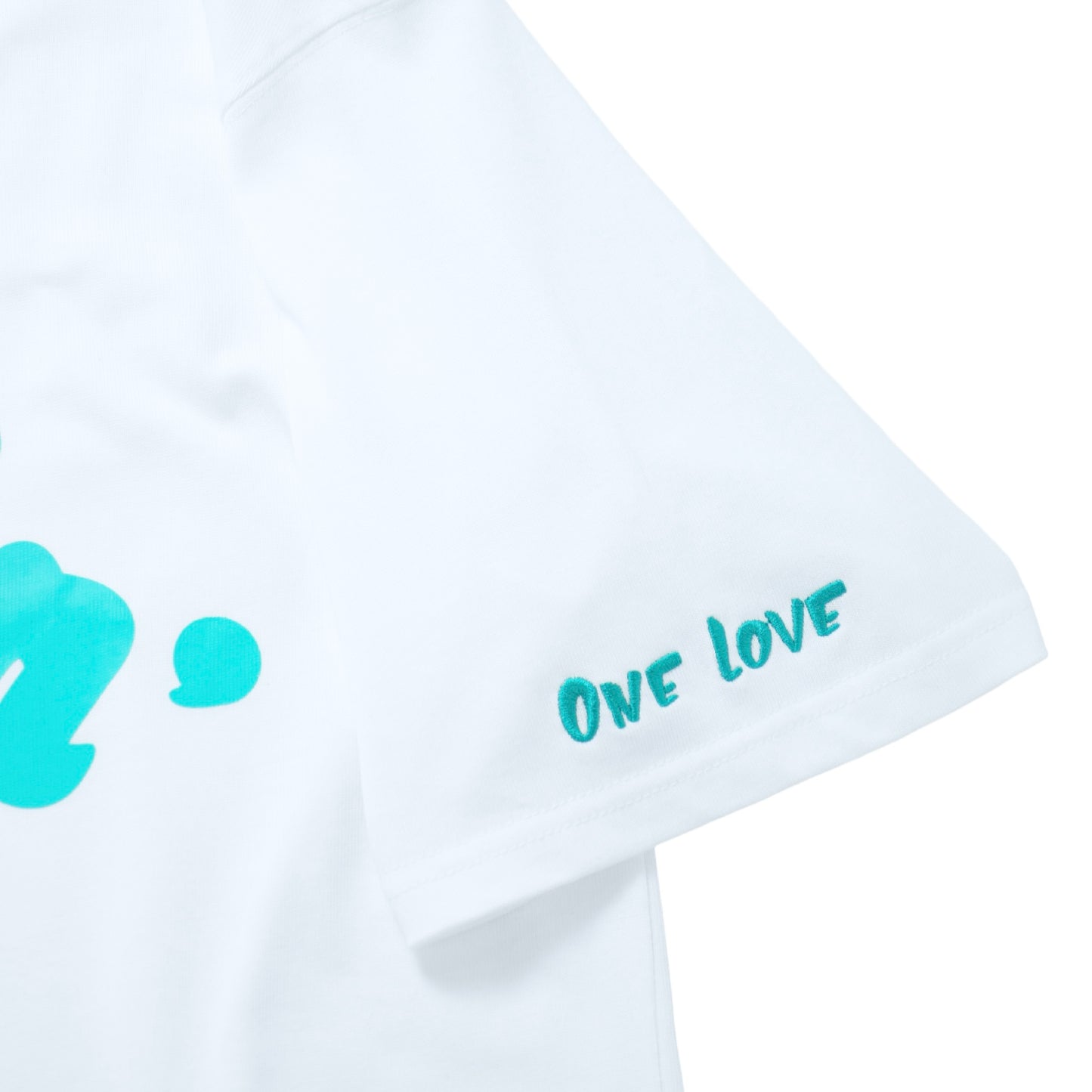BIG LOGO S/S TEE - WHITE / MINT