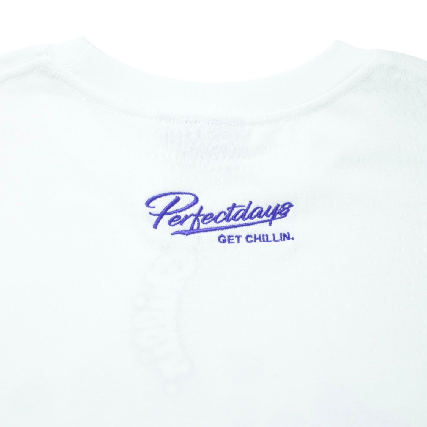 BIG LOGO S/S TEE - WHITE / BLUE