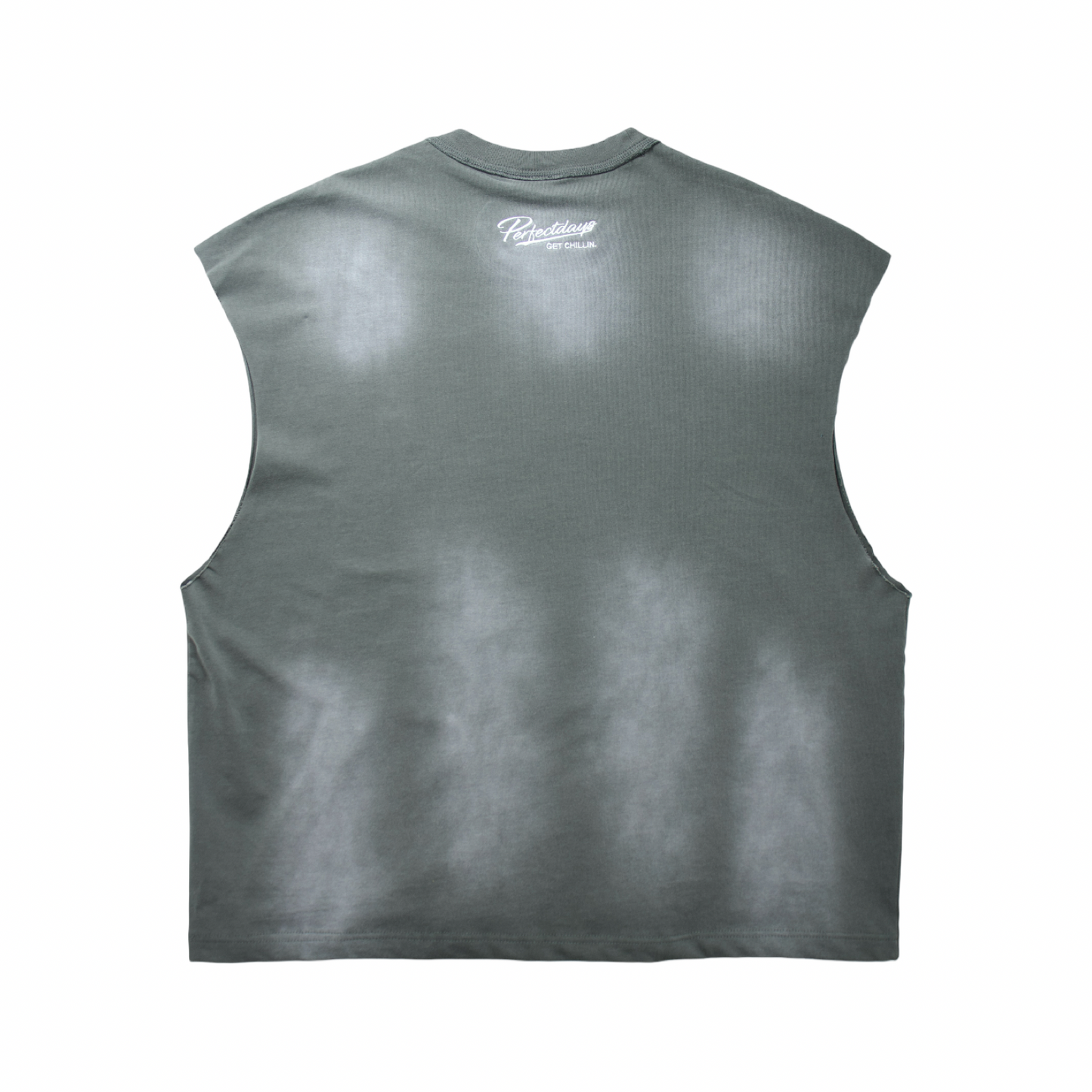 DOVE SLEEVELESS TEE - GREY