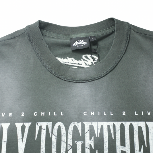 DOVE SLEEVELESS TEE - GREY