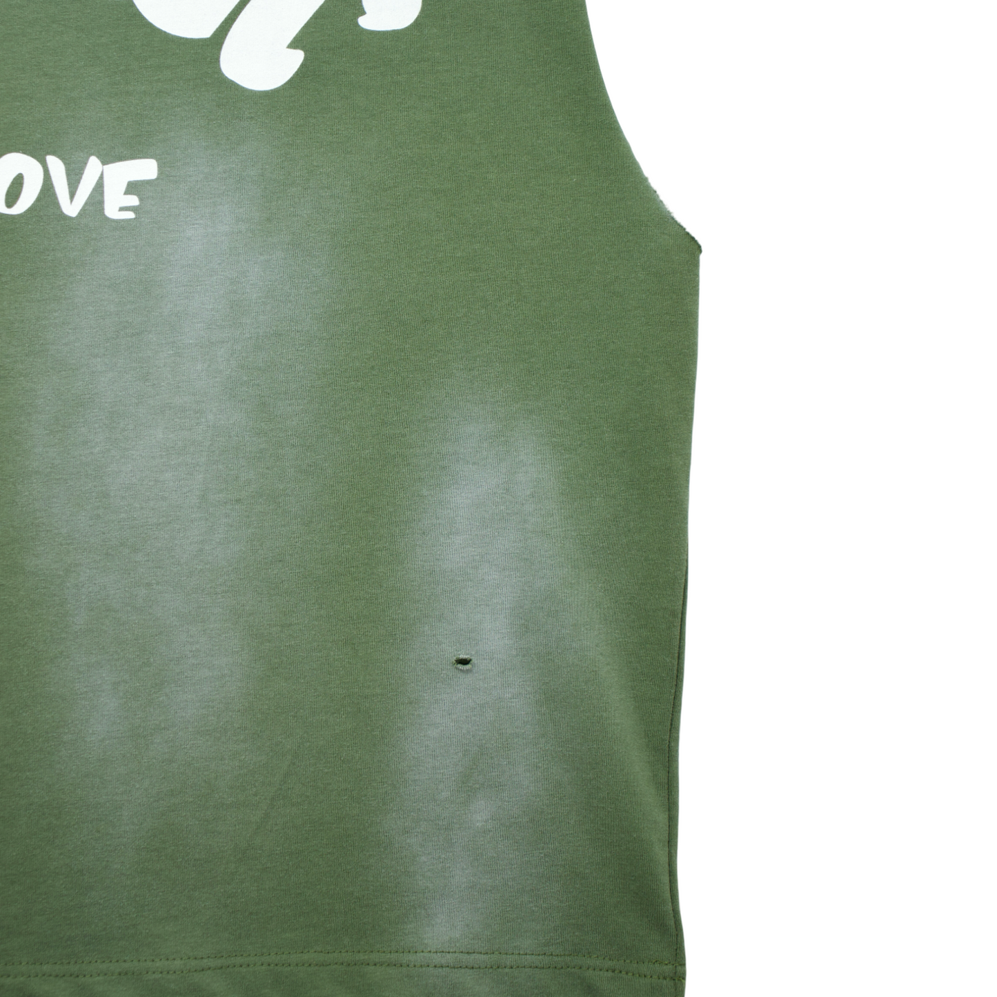 BIG LOGO SLEEVELESS TEE - GREEN