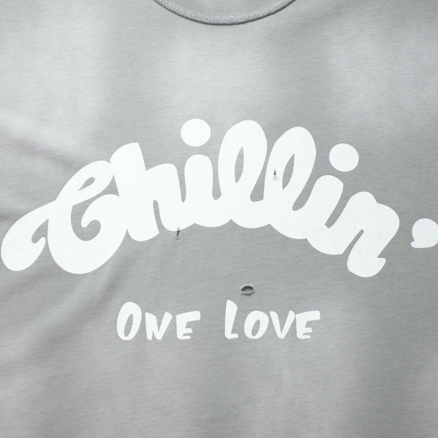 BIG LOGO SLEEVELESS TEE - GREY