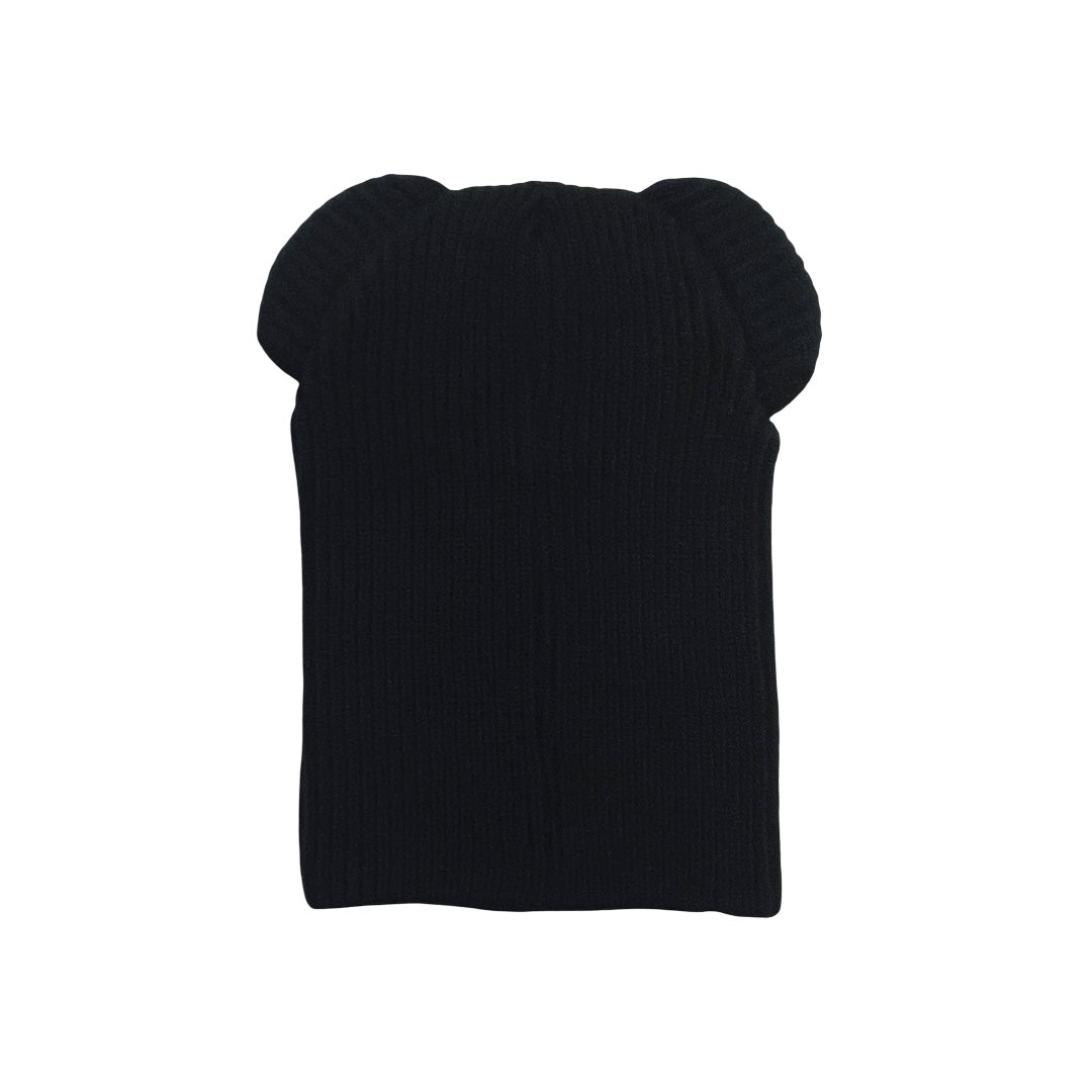 KNIT BALACLAVA "BLACK CAT"- BLACK