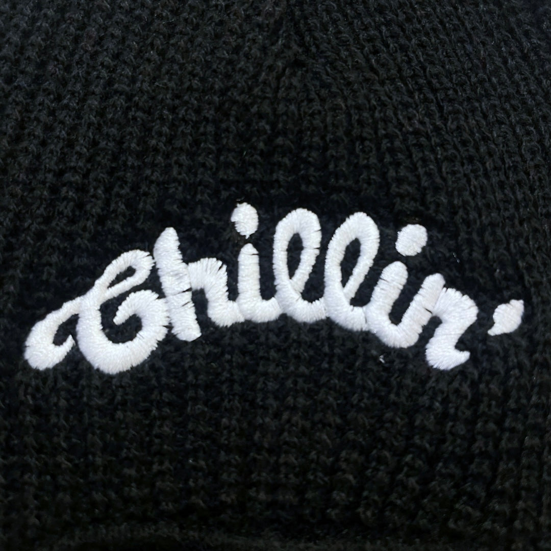 KNIT BALACLAVA "BLACK CAT"- BLACK
