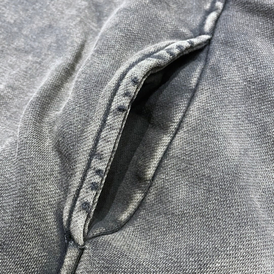 CROPPED HOODIE - BLACK