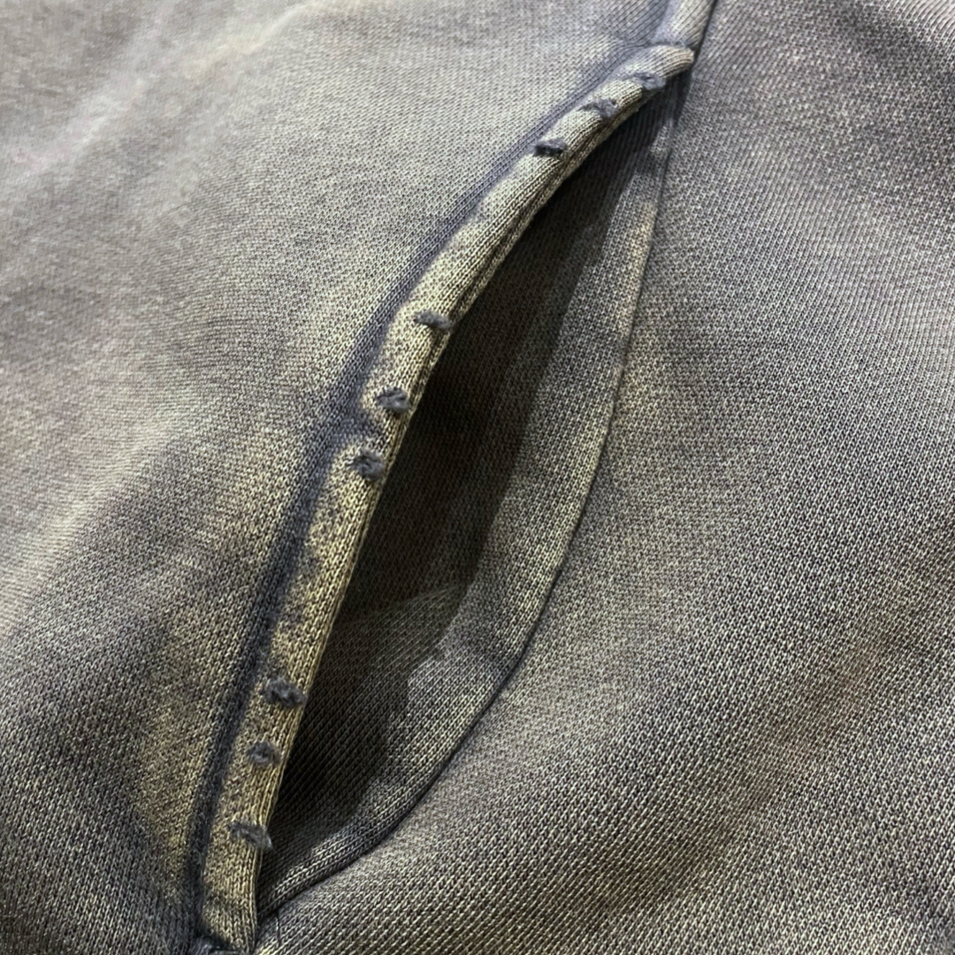 CROPPED HOODIE - GREY
