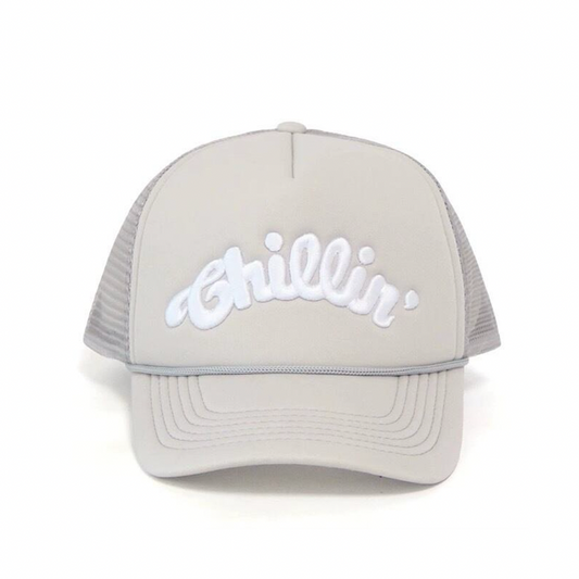 LOGO 5PANEL MESH CAP - GREY