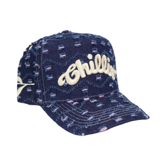 CRASH DENIM CAP - NAVY