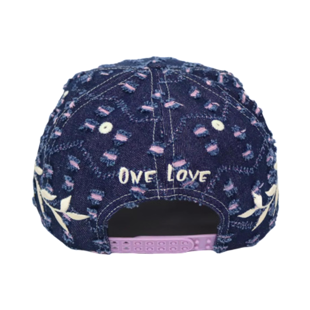 CRASH DENIM CAP - NAVY