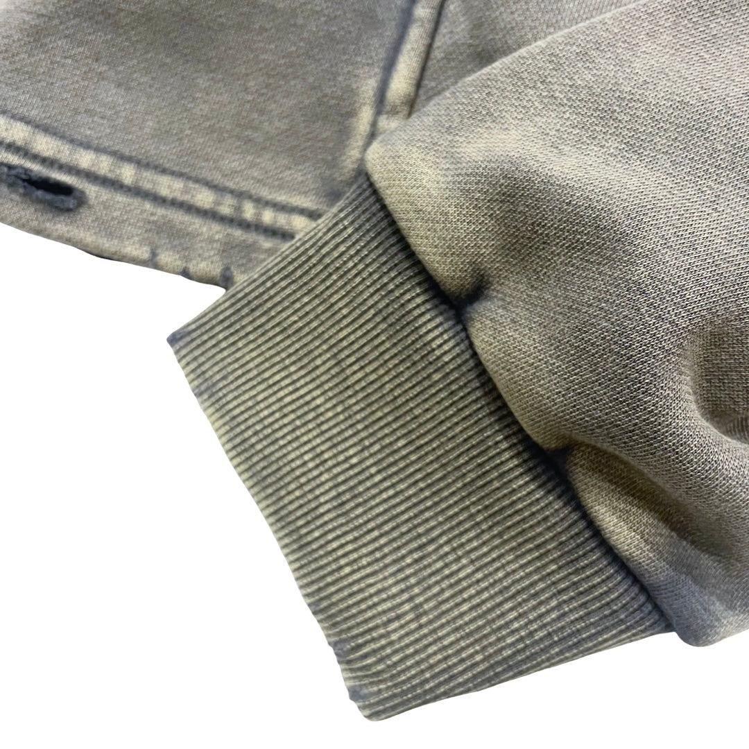CROPPED HOODIE - GREY