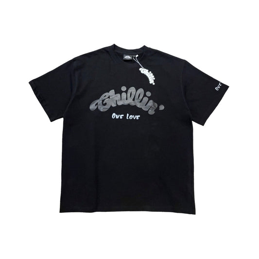BIG LOGO S/S TEE - BLACK / BLACK