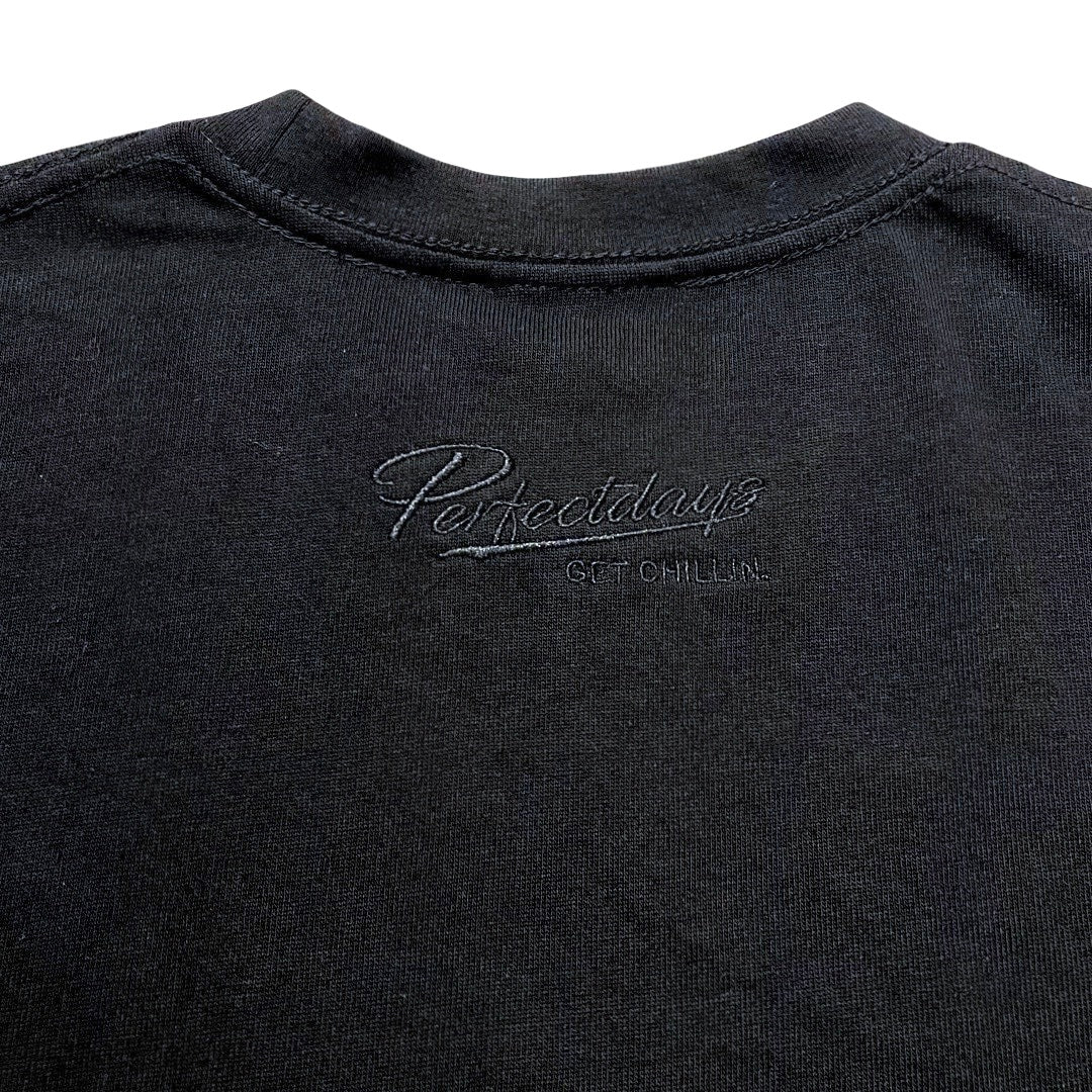 BIG LOGO S/S TEE - BLACK / BLACK