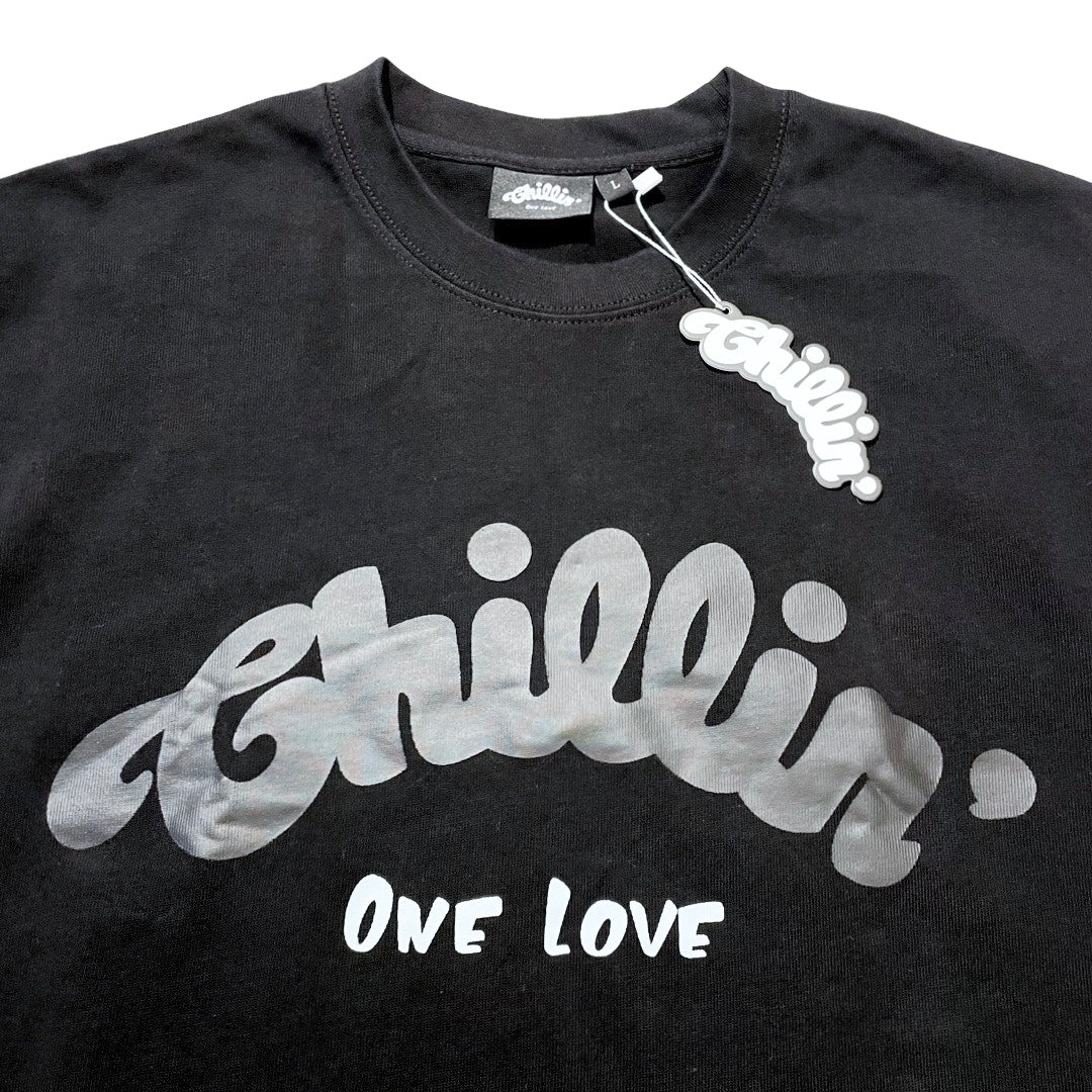 BIG LOGO S/S TEE - BLACK / BLACK