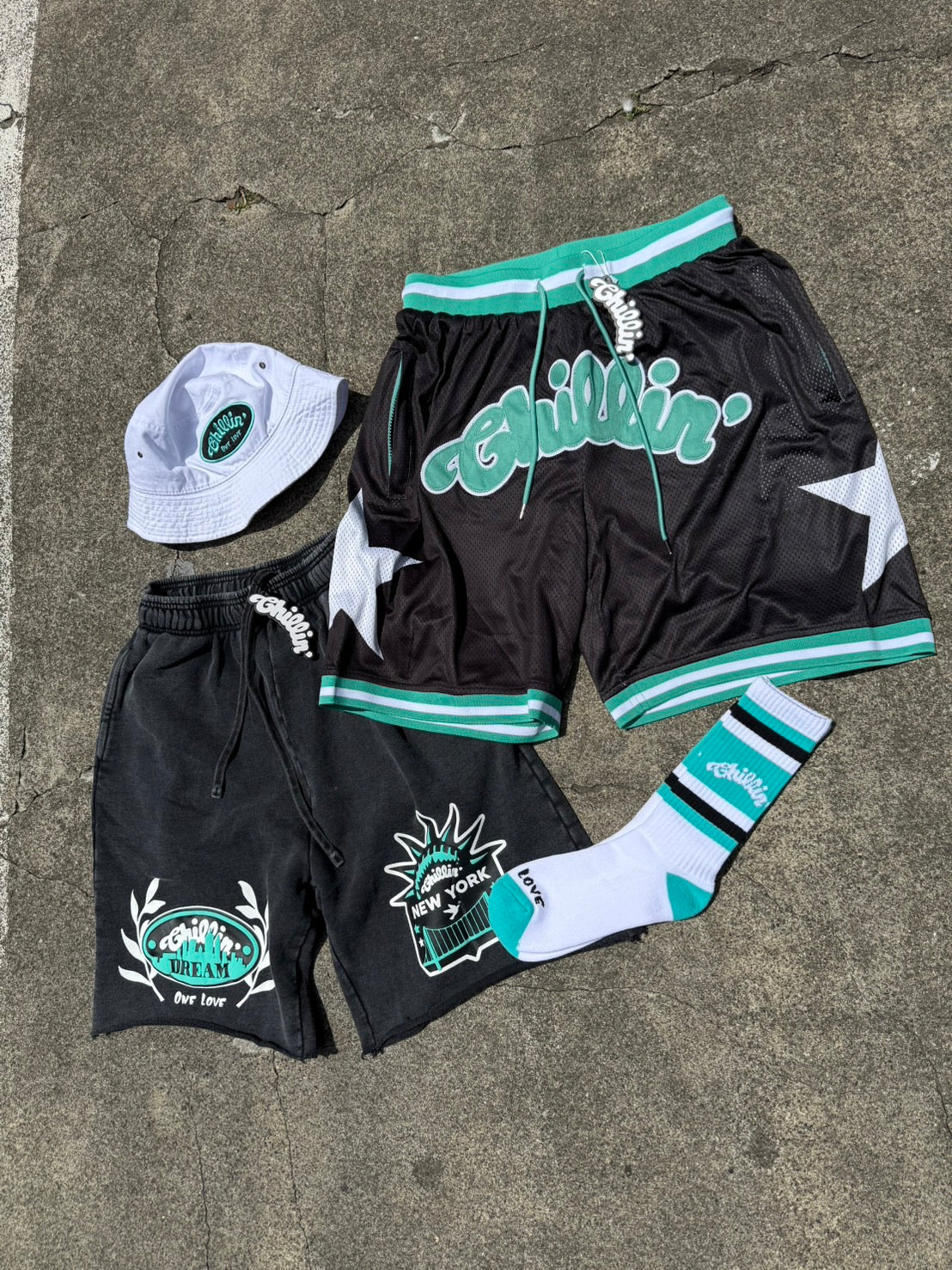 NY SWEAT SHORTS