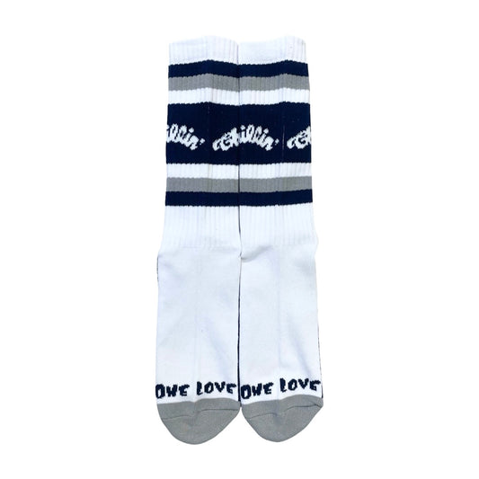 LOGO SOCKS - NAVY