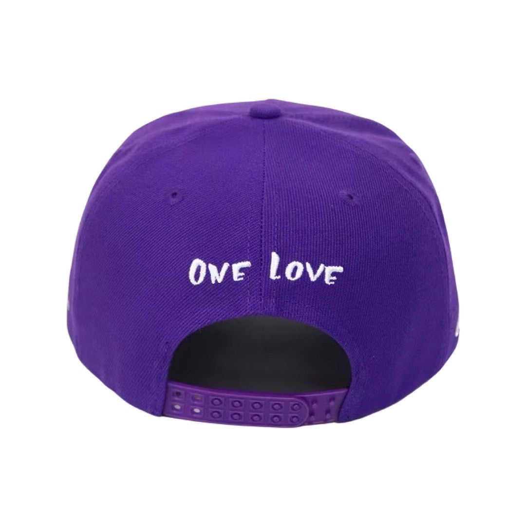 NY BUTTERFLY SHINY CAP - PURPLE