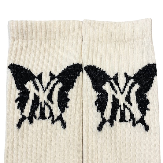 NY BUTTERFLY SOCKS - BLACK