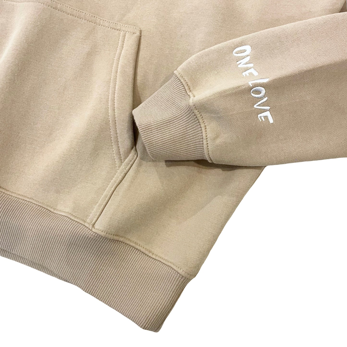 MINI LOGO HOODIE - BROWN