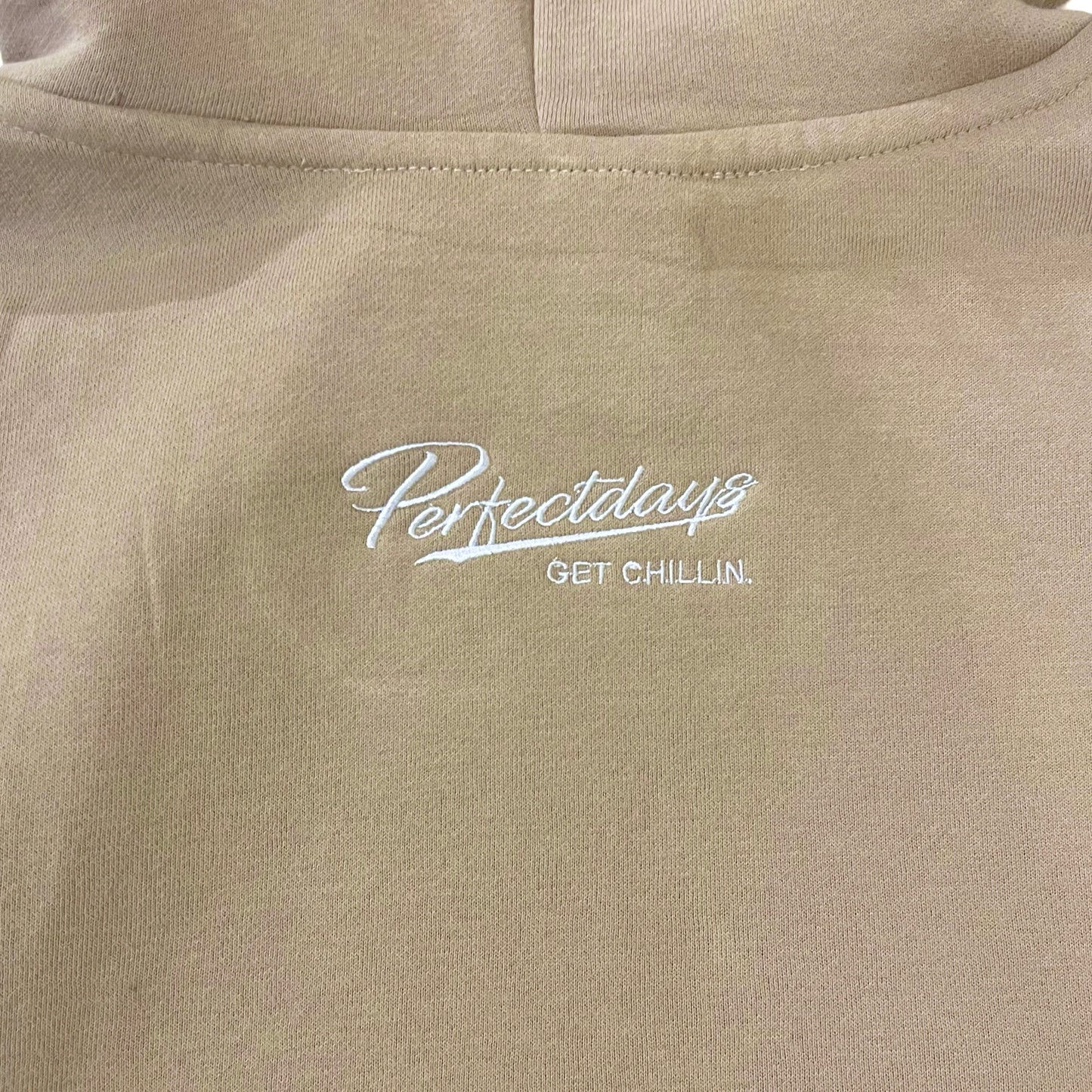 MINI LOGO HOODIE - BROWN