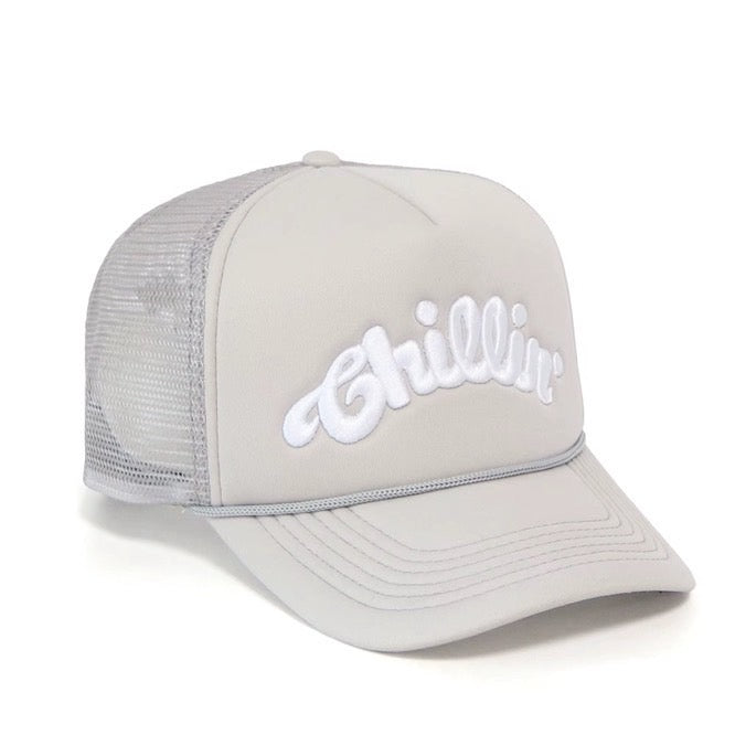 LOGO 5PANEL MESH CAP - GREY
