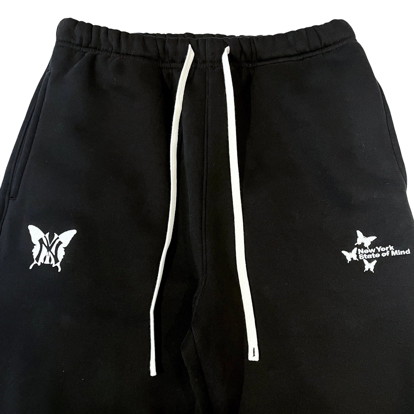 NY BUTTERFLY SWEATSUIT SET - BLACK