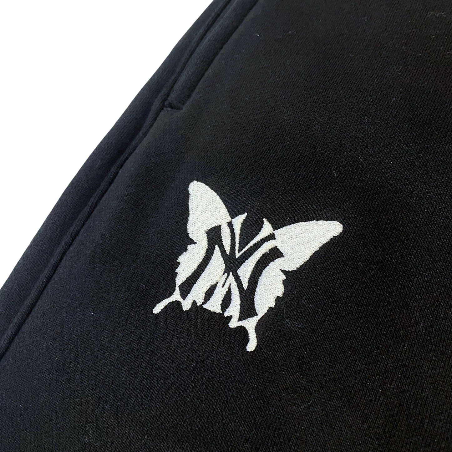 NY BUTTERFLY SWEATSUIT SET - BLACK