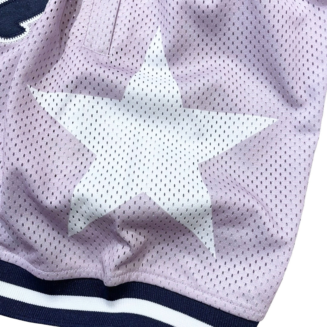BASKETBALL STAR SHORTS - PURPLE / NAVY