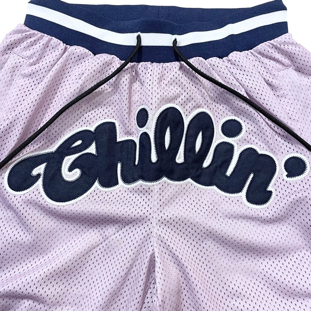 BASKETBALL STAR SHORTS - PURPLE / NAVY