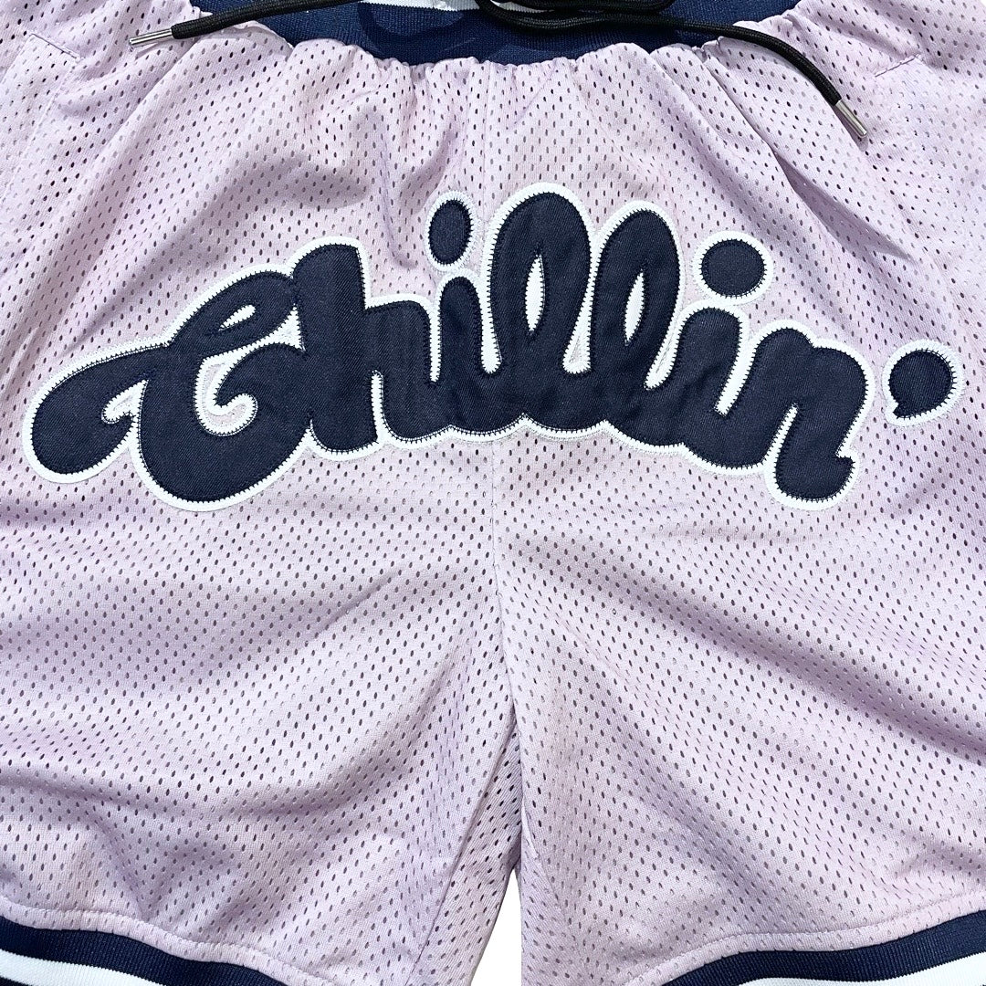 BASKETBALL STAR SHORTS - PURPLE / NAVY