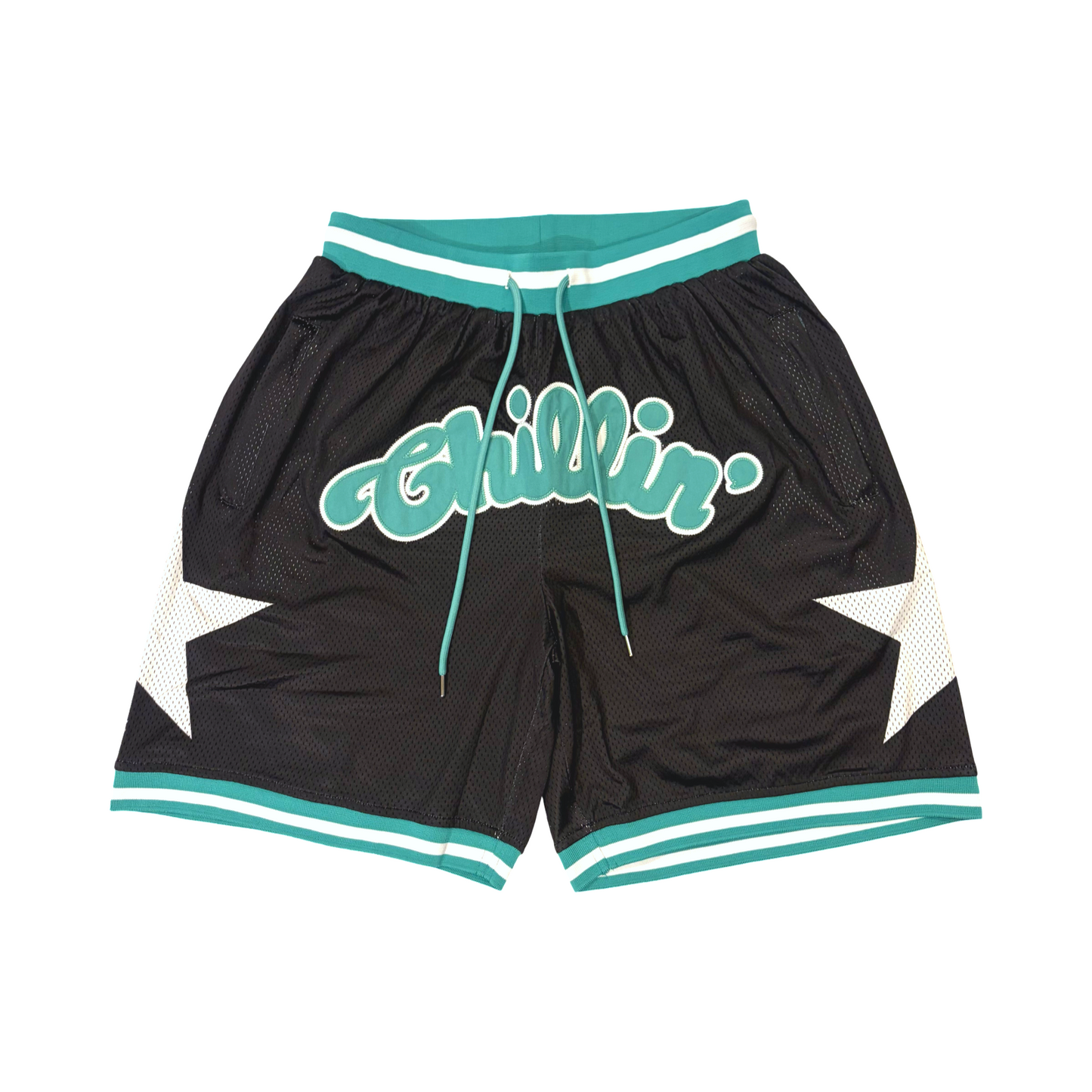 BASKETBALL STAR SHORTS - MINT
