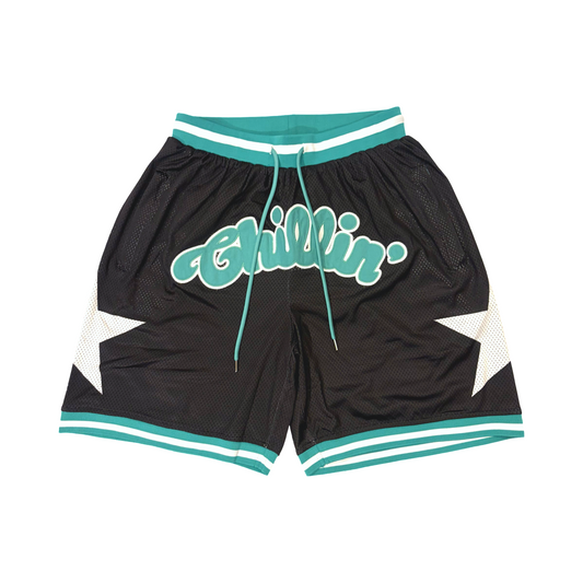 BASKETBALL STAR SHORTS - MINT