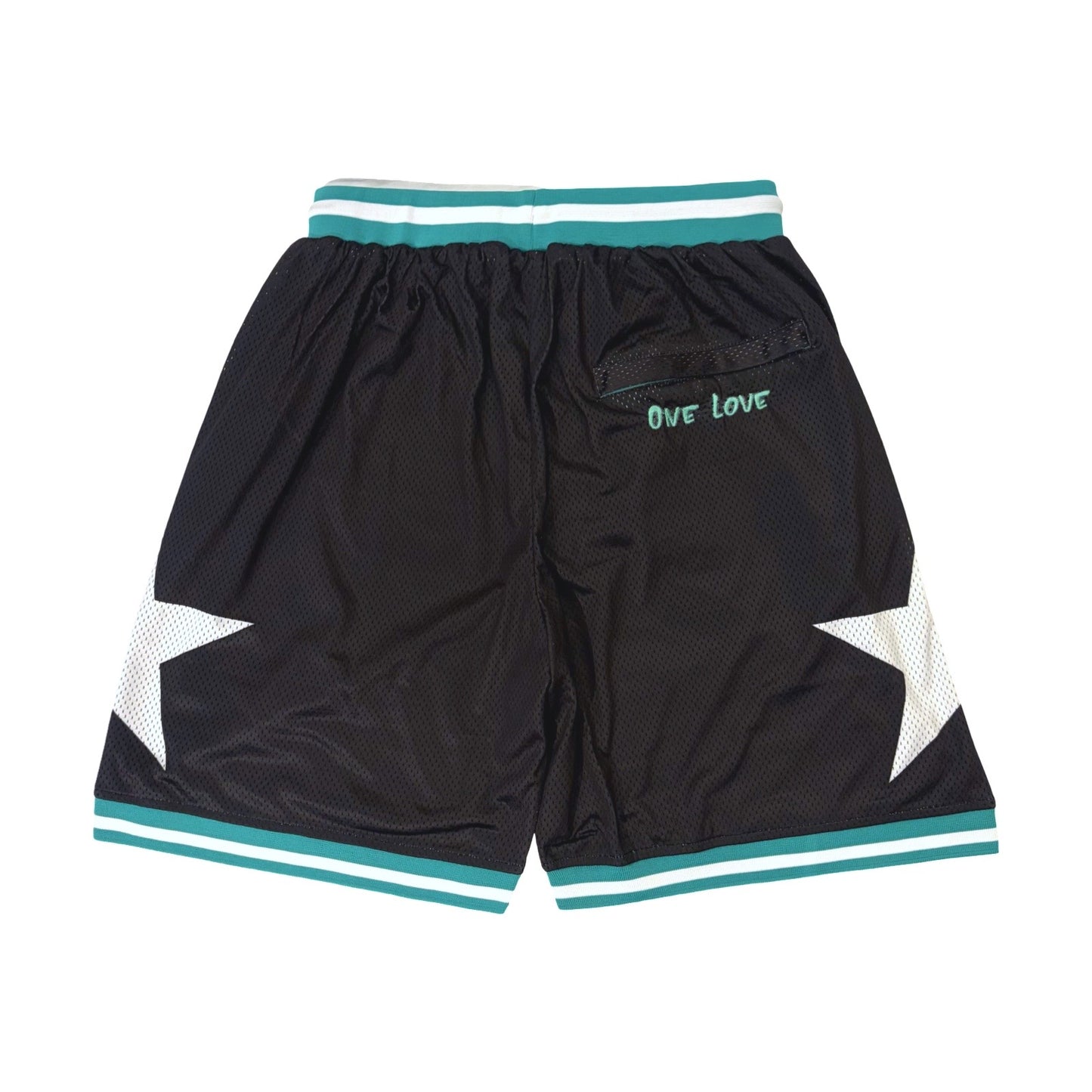 BASKETBALL STAR SHORTS - MINT