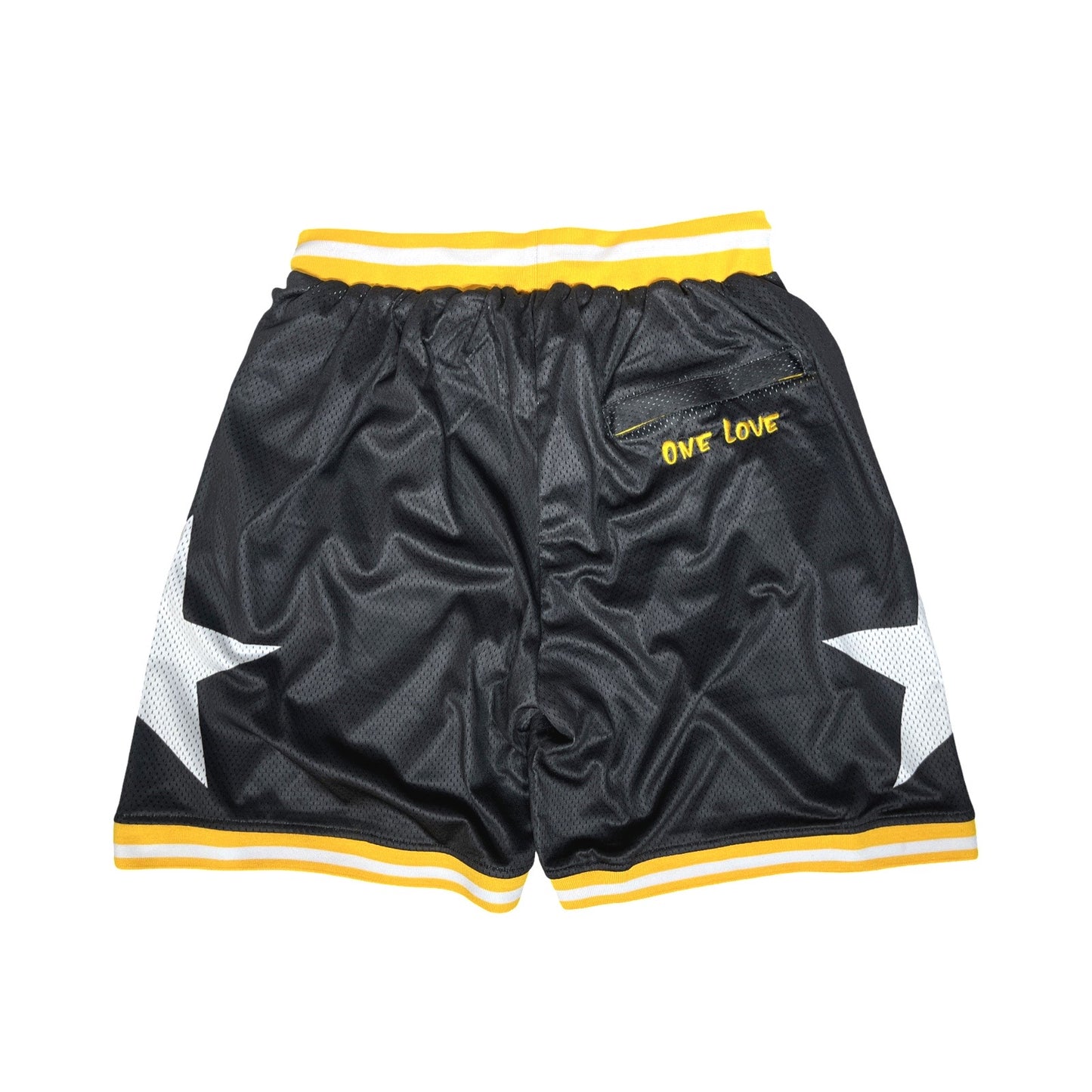 BASKETBALL STAR SHORTS - YELLOW
