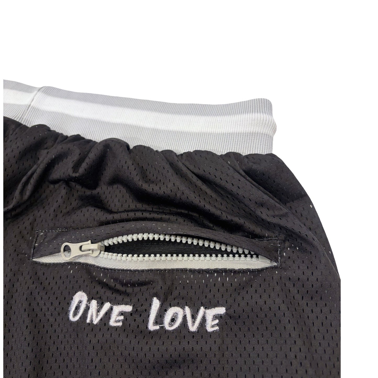 BASKETBALL STAR SHORTS - GREY / BLACK