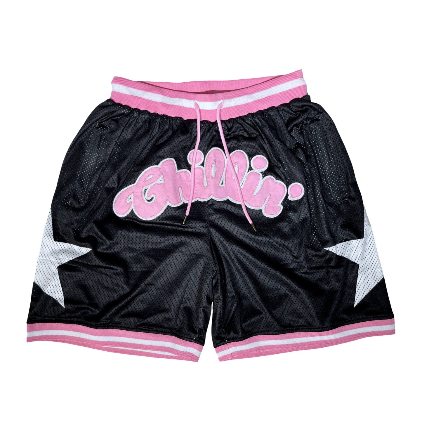 BASKETBALL STAR SHORTS - PINK