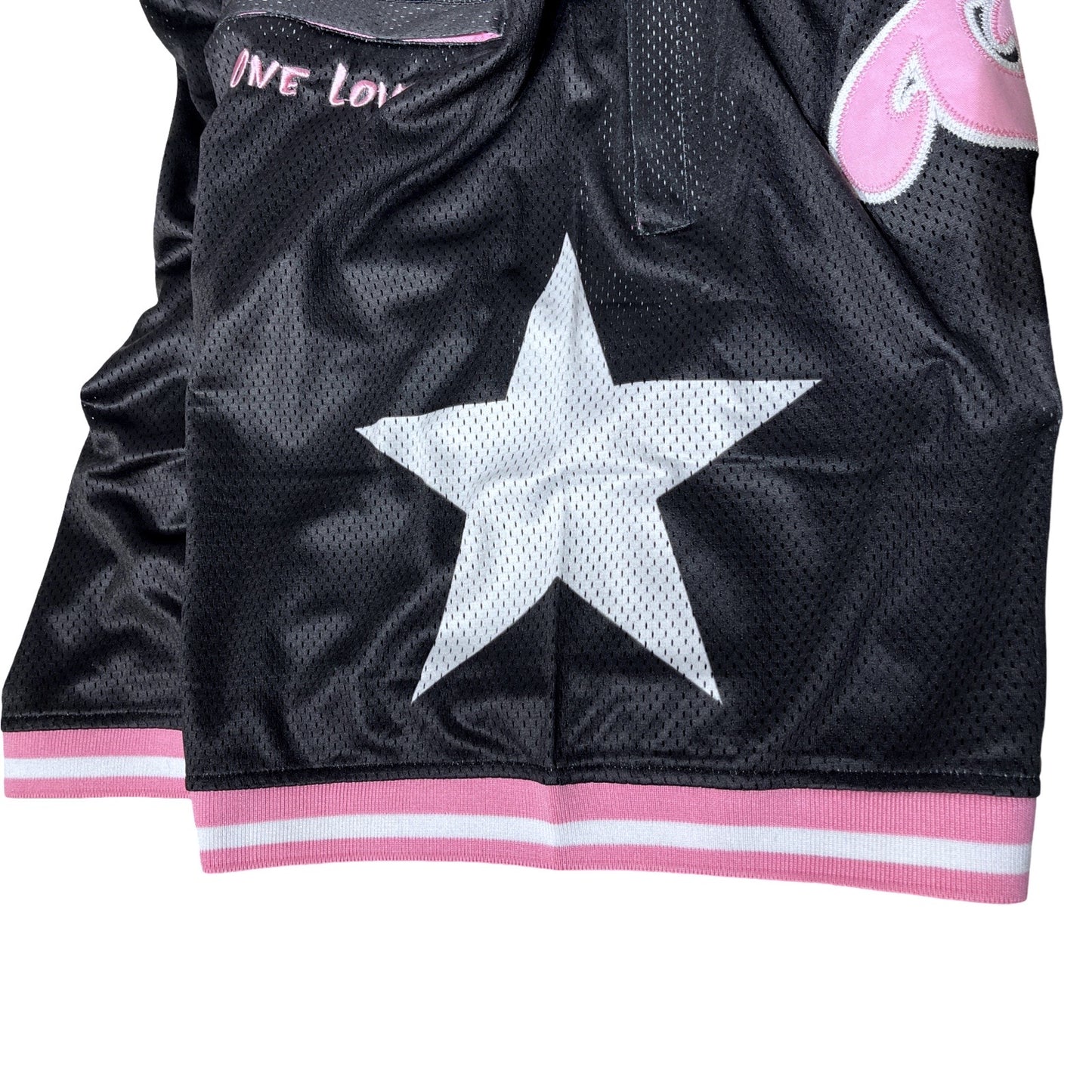 BASKETBALL STAR SHORTS - PINK